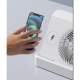 Ventilator 2in1, Functie Incarcare Telefon Wireless, 100 Trepte de Viteza, 2400 mAh, 5V, 2A, 25 x 16.5 x 24 cm, Bej