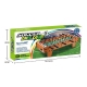 Masa de Fotbal cu Teren, cu Picioare Scurte, 8 Manere, Tablou de Scor, 64 x 20 x 47 cm, din Lemn/Otel/ABS, Maro