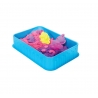 Set nisip Kinetic, Crafy, Unicorn, 7 piese, 200 g