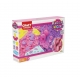 Set nisip Kinetic, Crafy, Unicorn, 7 piese, 200 g