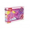 Set nisip Kinetic, Crafy, Unicorn, 7 piese, 200 g