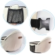 Port-Bebe Ergonomic Ajustabil cu Scaun, 3 Pozitii, Bumbac Respirabil, pentru Copii 0-3 Ani, 20 kg Maxim, 25 x 22 x 18 cm, Gri