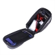 Borseta bicicleta impermeabila cu husa pentru telefon, montare pe ghidon, compatibila cu telefoane de pana la 16 cm, spatiu depo