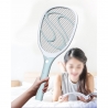 Paleta Electrica pentru Tantari, Muste sau Insecte LED, Reincarcabila, Incarcare USB, Plastic, Casa si Gradina, Anti-insecte, Al