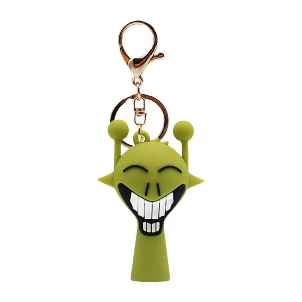 Figurina Breloc Sprunki, verde avocado, 6cm