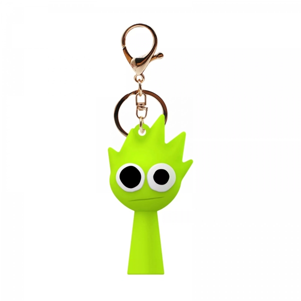 Figurina Breloc Sprunki, verde deschis, 6cm