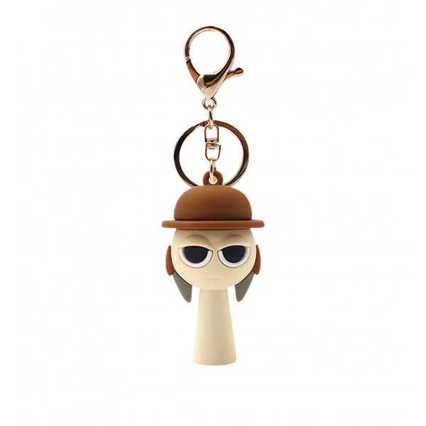 Figurina Breloc Sprunki, bej/maro, 6cm