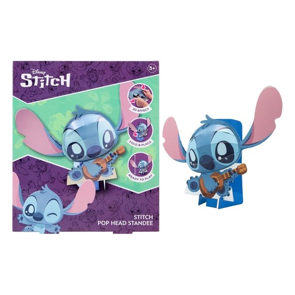 Figurină 3D Pop Head 20 cm, Stitch cu chitara, +3 ani