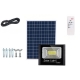 Lampa solara stradala, 281 LED, 150 W, cu panou solar, brat de montare inclus