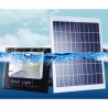Lampă solară stradală, 220 LED, 100 W, cu panou solar, brat de montare inclus