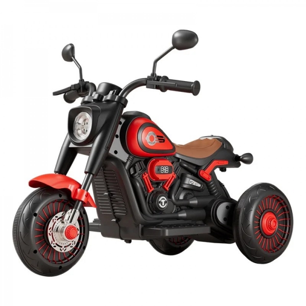 Tricicleta Electrica pentru Copii, Tricicleta DUAL-DRIVE 380*2 Baterie 6V 4.5, Bluetooth, Telecomanda, Sistem Anti-Rasturnare, S