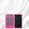 Calculator de Mana Reincarcabil cu Tabla de Scris, Calculator Portabil, Ecran LCD, Afisaj cu 12 Cifre, Ecran de 15 cm, Culoare R