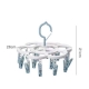 Uscator de Rufe Suspendat, cu 16 Carlige, Rotire 360 Grade, Mateiral Plastic, Usor de Depozitat, Multifunctional, 26 x 21 cm, Al