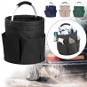 Geanta Cos pentru Scule de 17L, Buzunare Exterioare, Cos de Picnic Portabil, Cos pentru Plaja, Cos pentru Curatenie, din Materia