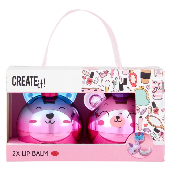 Set Balsam De Buze Pentru Copii, Create It!, Vanilie si Pepene