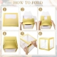 Set 4 Cutii pentru Baloane, Model Simplu, Tematica Aniversare, Cuburi Decorative din Plastic, Accesorii pentru Petrecere, 30 x30