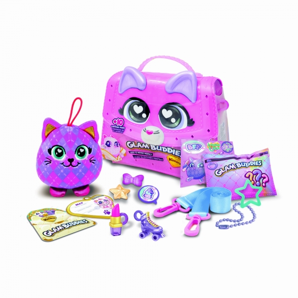 Mini Poșetă cu Pisicuță și Accesorii pentru Copii, Diverse Modele
