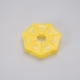 Cutie separator medicamente cu zilele saptamanii, Plastic, 7 compartimente, Galben