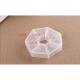 Cutie separator medicamente cu zilele saptamanii, Plastic, 7 compartimente, Mov