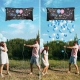 Set Gender Reveal, Balloon Drop Bag, din Plastic si Latex, 24 Baloane Roz si Albastru 13 cm, Sac pentru Baloane 60 x 120 cm, Mul