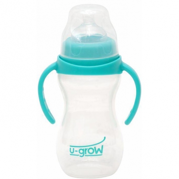 Biberon U-Grow cu gat larg, 270 ml