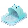 Husa Anti-Tantari, Pliabila, Protectie 360 Grade, Parasolar, 0-1 An, 60 x 55 x 5 cm, Albastru
