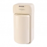 Organizator Baie, 4 Compartimente si 1 Sertar, Rotire 360 Grade, din PP+PET, 27.5 x 16 x 11 cm, Crem