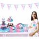 Set 10 Pahare Gender Reveal, Girl or Boy, din Carton, 7 x 5 x 8.5 cm, 250 ml, Roz/Albastru