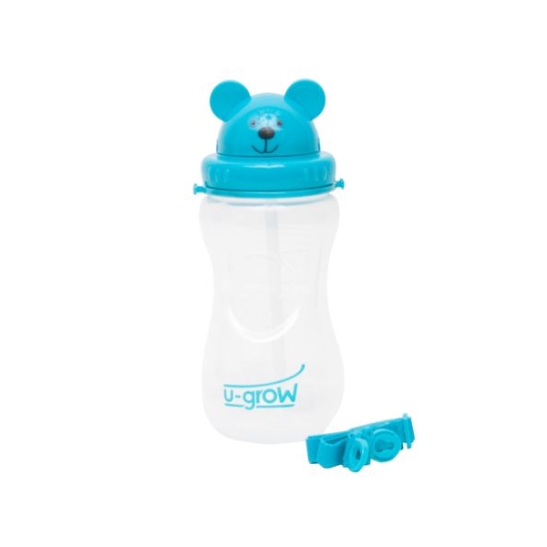 Cana U-Grow A-1023 cu pai si curea, Ursulet, 500 ml