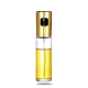 Pulverizator Ulei, Otet, din Sticla, 100 ml, Reincarcabil, 18.3 x 4.3 cm, Capac Lucios, Auriu