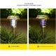Lampa solara tip torta, anti-insecte, tantari, UV, LED, 1.2V, IP65, 1 LED, material ABS, 48 x 14 cm, gri