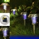 Lampa solara tip torta, anti-insecte, tantari, UV, LED, 1.2V, IP65, 1 LED, material ABS, 48 x 14 cm, gri