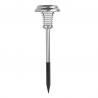 Lampa solara tip torta, anti-insecte, tantari, UV, LED, 1.2V, IP65, 1 LED, material ABS, 48 x 14 cm, gri
