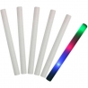 Bagheta cu Led, din Burete, cu Baterii, Lumina Multicolora, 48 x 4 cm, Alb