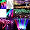 Bagheta cu Led, din Burete, cu Baterii, Lumina Multicolora, 48 x 4 cm, Alb