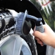 Set 10 Piese pentru Spalat Auto, din Plastic si Microfibra, Perii si Lavete, Model C, Gri