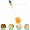 Perie 5 in 1 de Curatat Pahare, Cani, Sticle, cu Maner Lung, Accesorii pentru Spalarea Paielor si Capacelor, Usor de Agatat, 36x