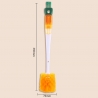 Perie 5 in 1 de Curatat Pahare, Cani, Sticle, cu Maner Lung, Accesorii pentru Spalarea Paielor si Capacelor, Usor de Agatat, 36x