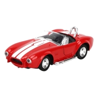 Macheta Metalica Kinsmart 1965 Shelby Cobra 427, Rosu, 1/32