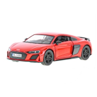 Macheta Metalica Kinsmart Audi R8 coupe, Rosu, 1/36