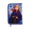 Penar textil 1 fermoar si 2 flapsuri Frozen, 21 x 14 x 3.5 cm