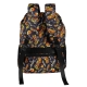 Ghiozdan scoala Mesco cu penar inclus, 4 compartimente, Negru, 44 x 32 x 16 cm