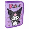 Penar textil scoala, 1 compartiment, Kuromi, 20 cm