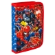 Penar textil, 1 fermoar si 2 flapsuri, Spiderman, 21 x 14 x 3.5 cm