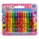 Set 12 pixuri gel mini parfumate, Fruity Squad, Multicolor