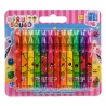Set 12 pixuri gel mini parfumate, Fruity Squad, Multicolor