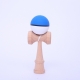 Jucarie Interactiva Kendama Profesionala, din Lemn, 18 cm, Joc de Indemanare pentru Copii si Adulti, Model 9 Bicolor Albastru Al