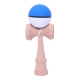 Jucarie Interactiva Kendama Profesionala, din Lemn, 18 cm, Joc de Indemanare pentru Copii si Adulti, Model 9 Bicolor Albastru Al