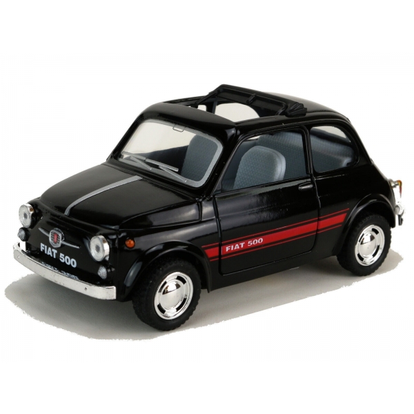 Macheta metalica Kinsmart Fiat 5, Negru, 1:24