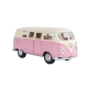 Macheta metalica Volkswagen Classical Bus 1962, Roz, 1:32